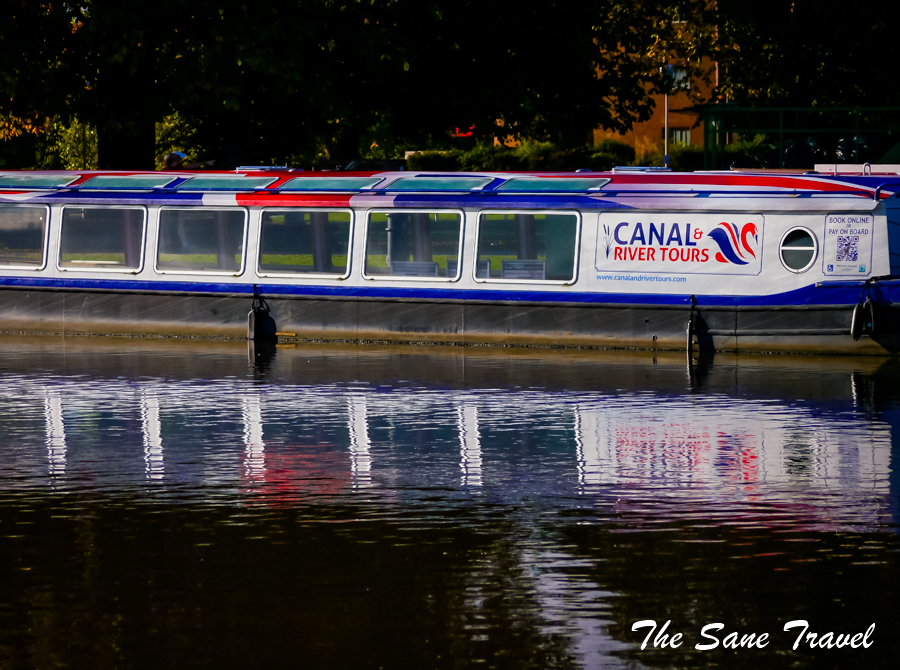 Stratford canal river boat