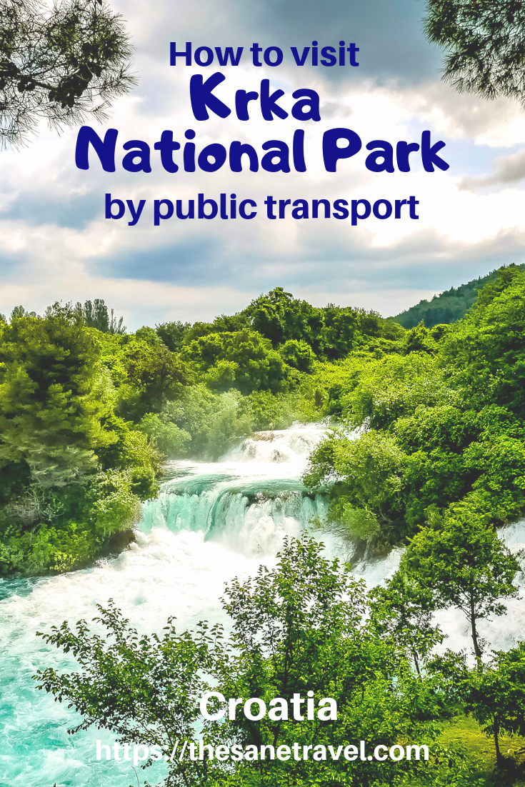 When visiting Croatia, make sure to include Krka National Park in your travel itinerary. Krka is a river with stunning waterfalls. Most of the course of the Krka River is part of the national park, including most of the river lakes and the two richest waterfall systems: Roski slap and Skradinski Buk. I hope this article can make planning and visiting Krka National Park by public transport easier for you. #croatiatravel #krkanationalpark #krkawaterfalls #croatiawaterfalls #croatianationalpark #travelblog #travelphotography #europetravel