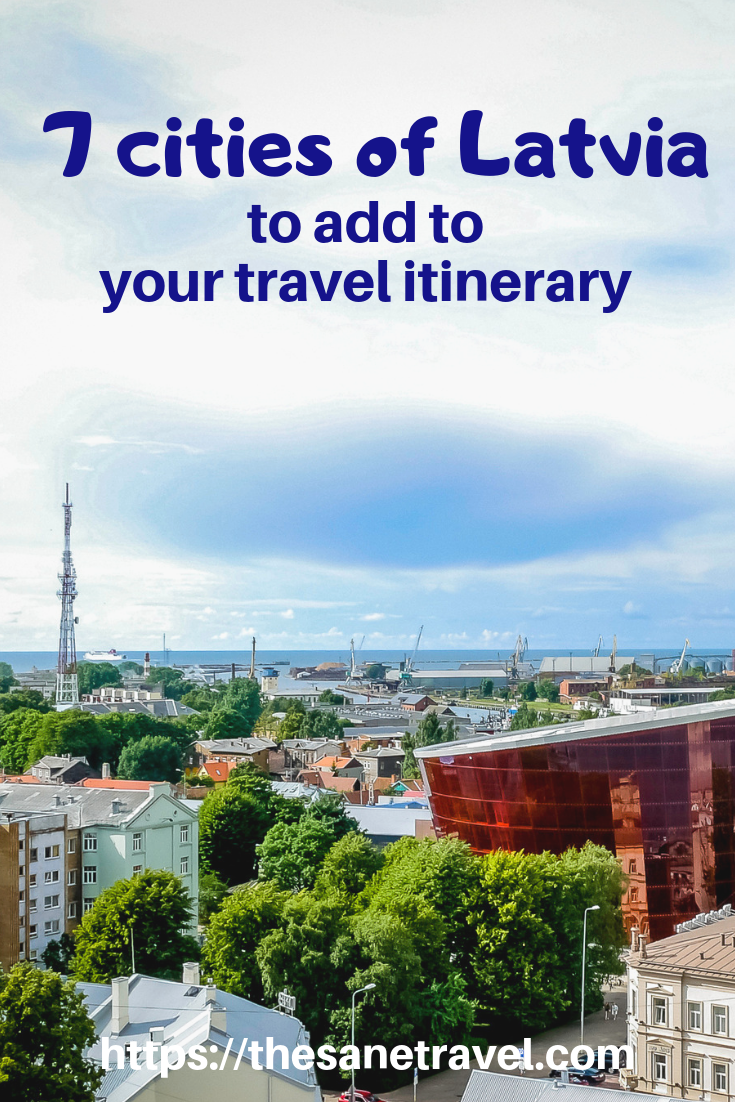 Heading to Latvia? Check the list of the other cities of Latvia besides its capital Riga to explore more of this beautiful country. As Latvia is quite small, visiting any city is possible on a day trip. Liepaja and Daugavpils have the greatest distance to Riga and are also much bigger than the others, therefore I would recommend staying there overnight. #visitEurope #visitLatvia #citiesofLatvia #wattoseeinLatvia #whattodoinLatvia #Daugavpils #Liepaja #Sigulda #travelphotography #travelblog