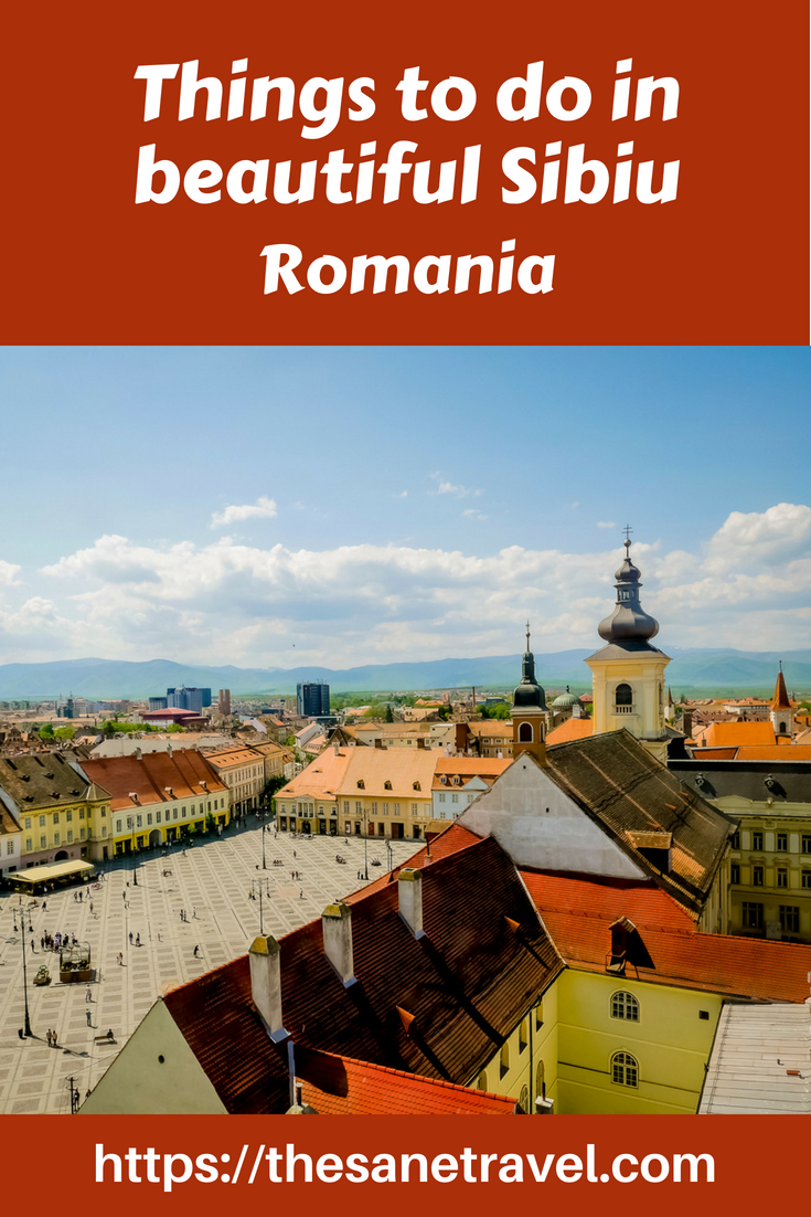 Sibiu, Hermannstadt, the City of Transylvania Region of Romania