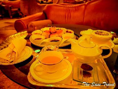 Afternoon tea at the Emirates Palace